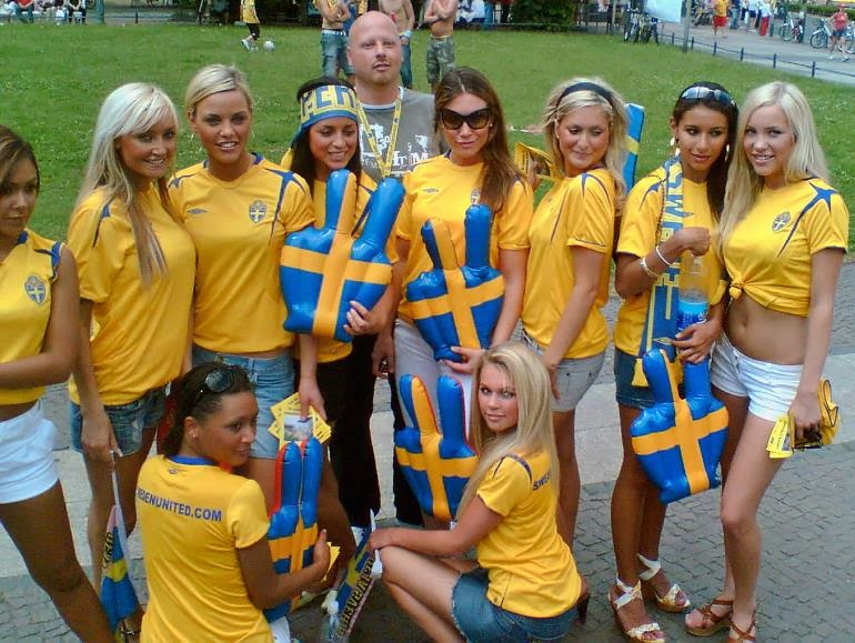 Football Club Babes - Swedish Fans Edition (Gallery) | FOOTY FAIR