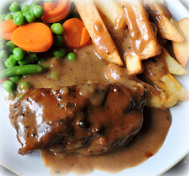 Braised Beef with a Peppercorn Sauce