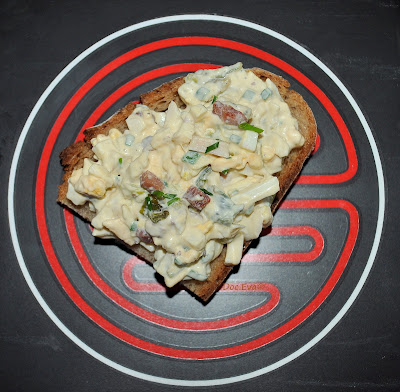 Eiersalat Eiersalat mit Speck und Lauch