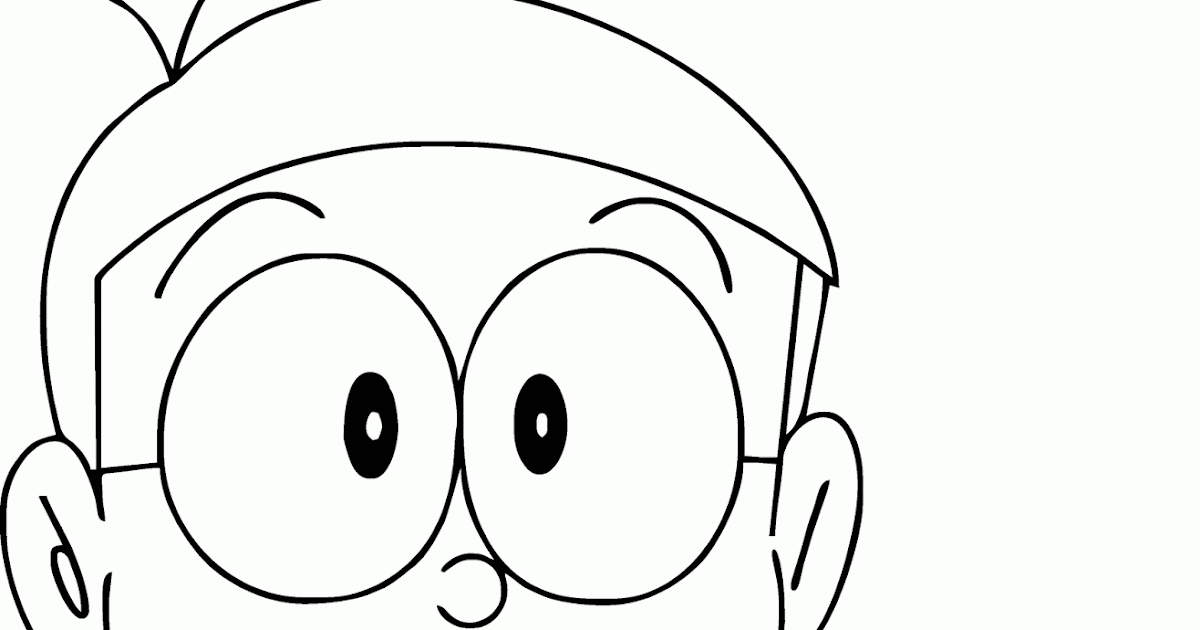  Doraemon  Mewarnai Gambar  Nobita Contoh Anak PAUD