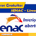 Bolsas gratuitas no SENAC Limeira