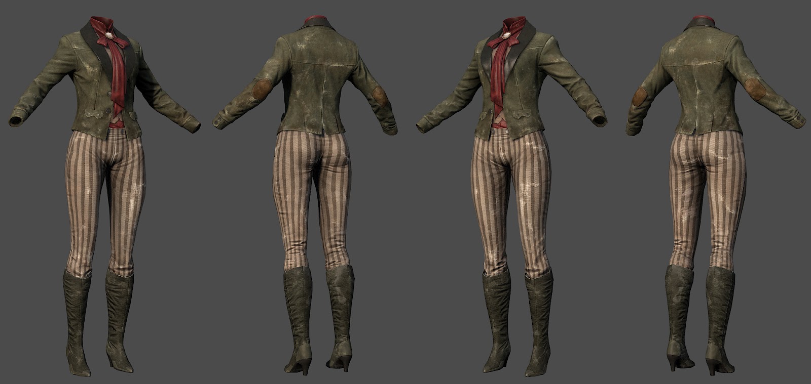 3d character art for games