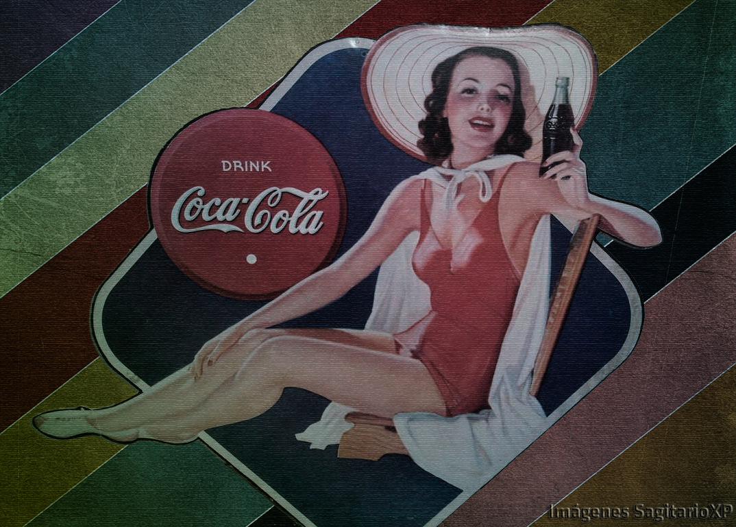 Coca Cola Retro Vintage Chica Pin Up Imágenes Para Compartir 