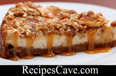 Caramel Apple Crisp Cheese Cake Recipe How to cook Caramel Apple Crisp Cheese Cake