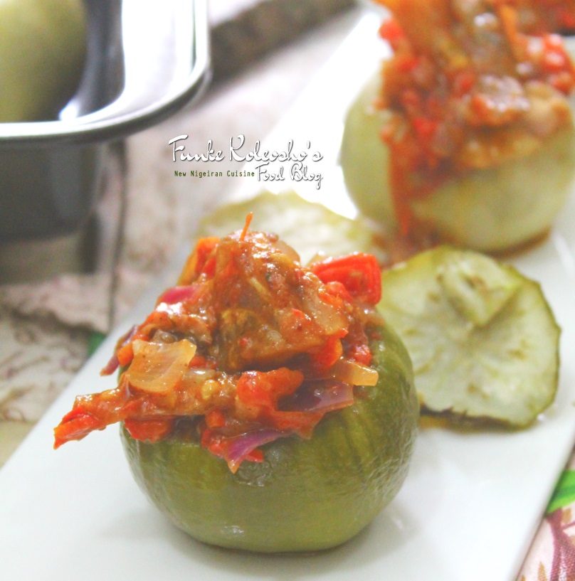 Baked Garden Eggs with a Spicy Peanut Sauce Funke Koleosho's New