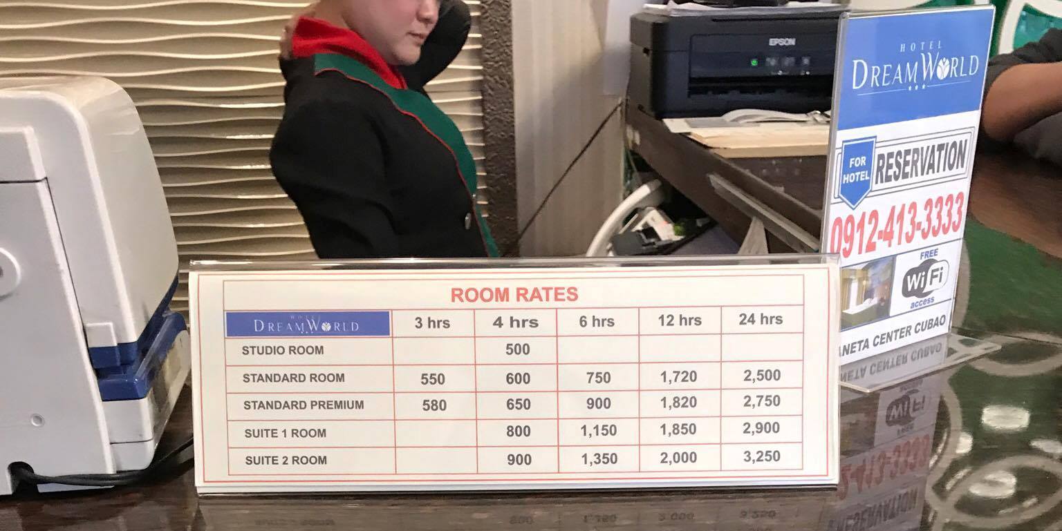 Motel Hopping HOTEL DREAM WORLD CUBAO