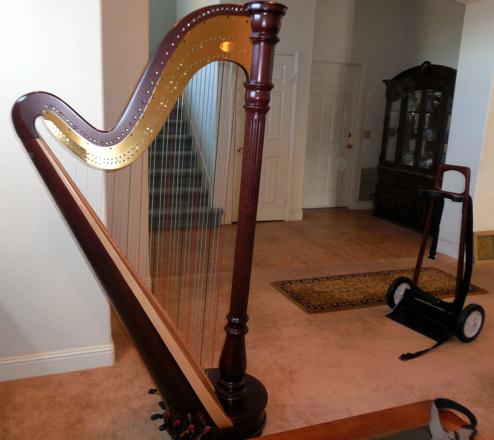 HARP IN LA HARP INFO 2 LYON & HEALY CHICAGO CONCERTINO EX (47) 71822