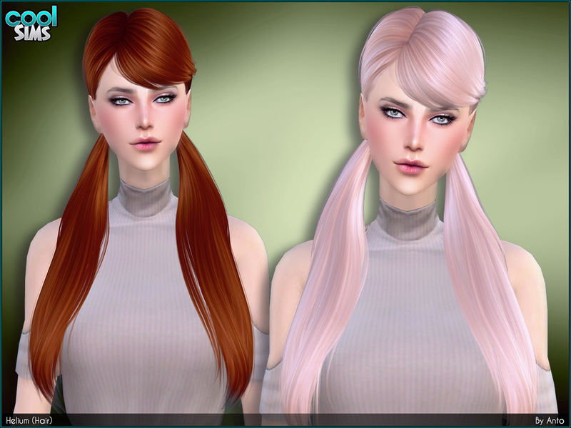 Sims 4 Ccs The Best Hair By Anto
