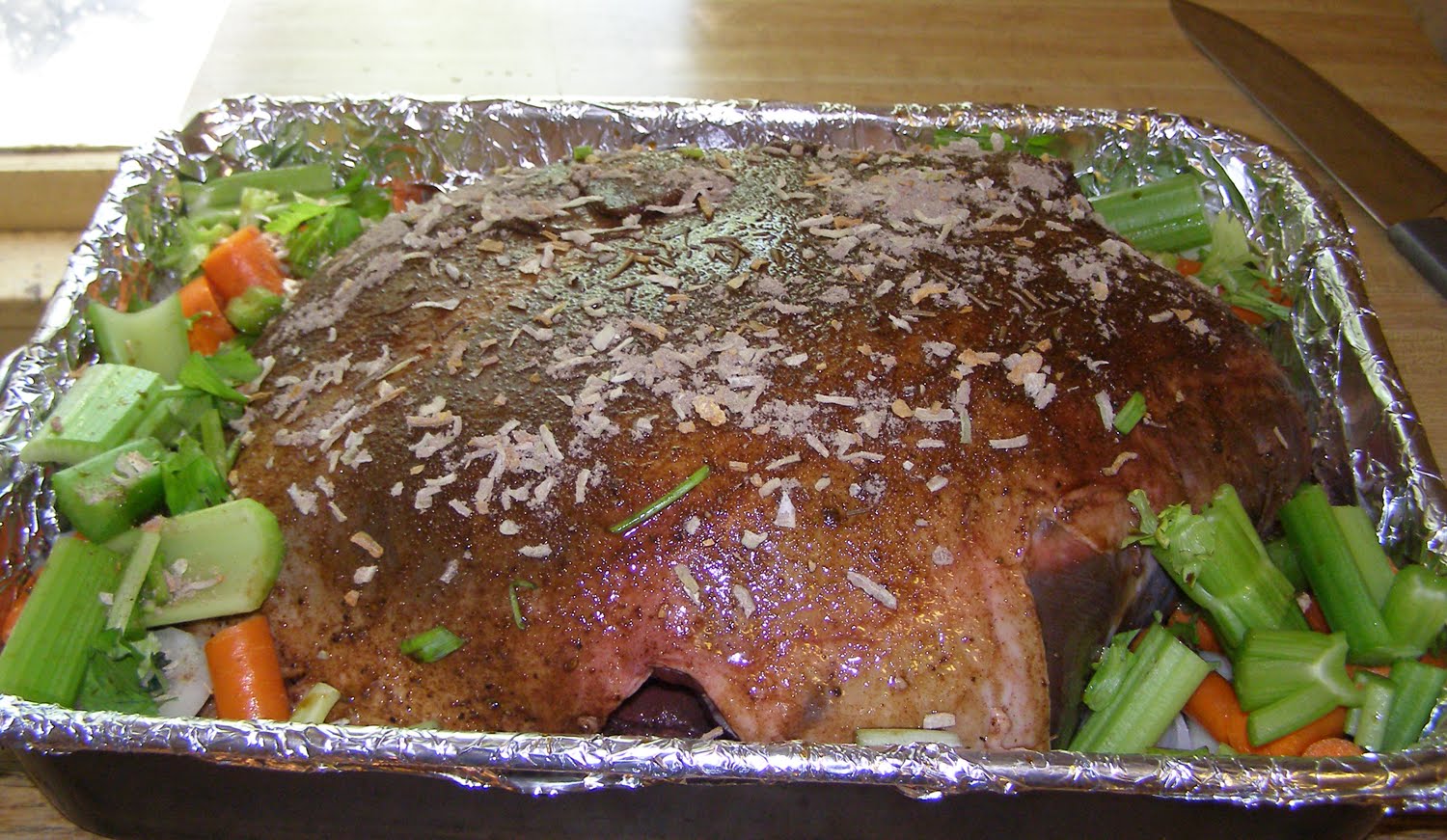 Wills Kitchen Deer leg and roast