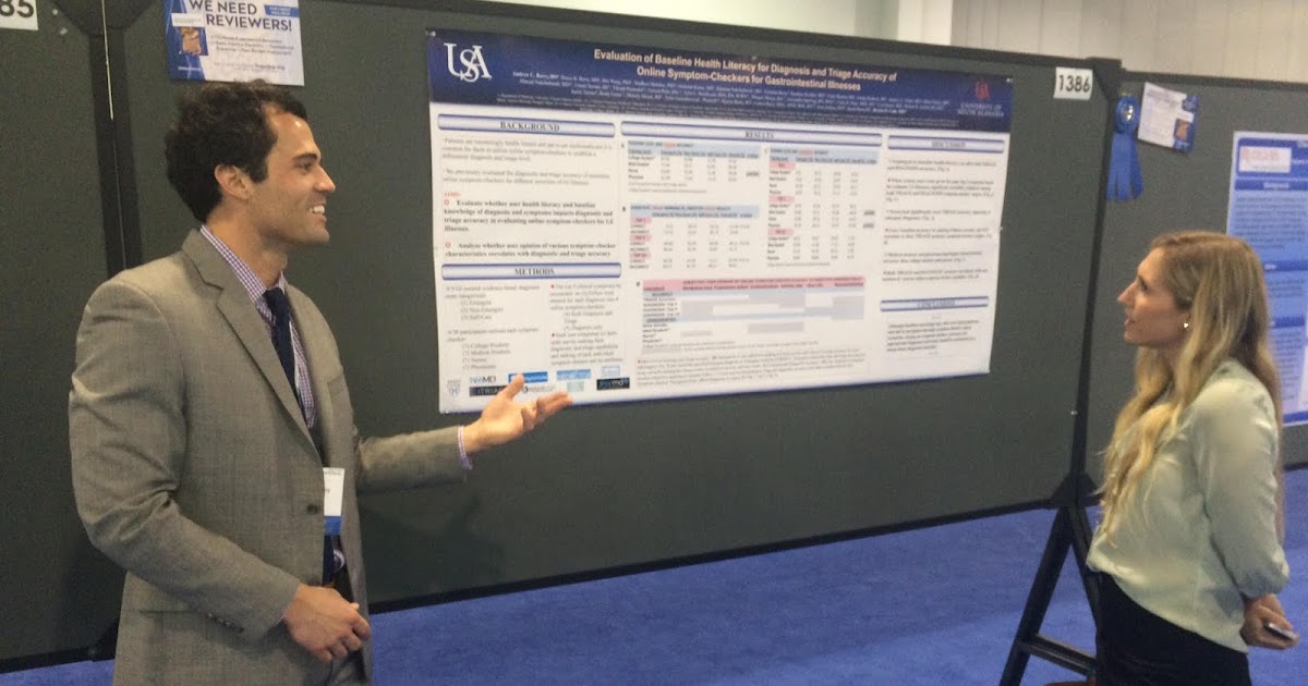 USA Resident Presents Multiple Research Posters at ACG Meeting USA