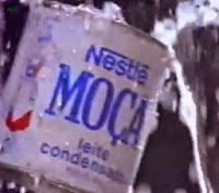 Propaganda do Leite Moça em 1992 com o slogan "Bateu. Tomou".