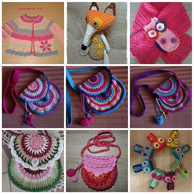 Projects based on VendulkaM crochet patterns