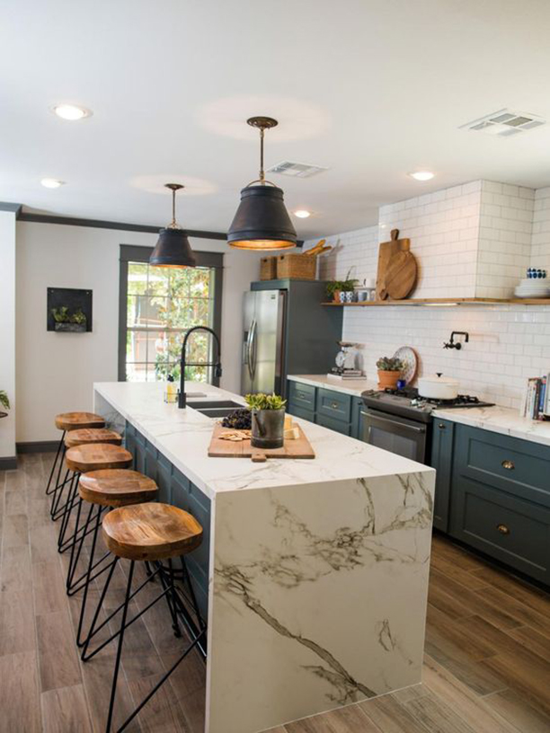 Nest Studio Moody Farmhouse Kitchen