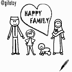 Animasi Bbm Happy Family Gambar