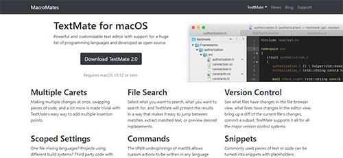 text editor textmate