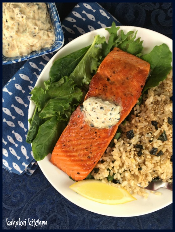 Kahakai Kitchen Heidi Swanson's Nori Compound Butter with Salmon and