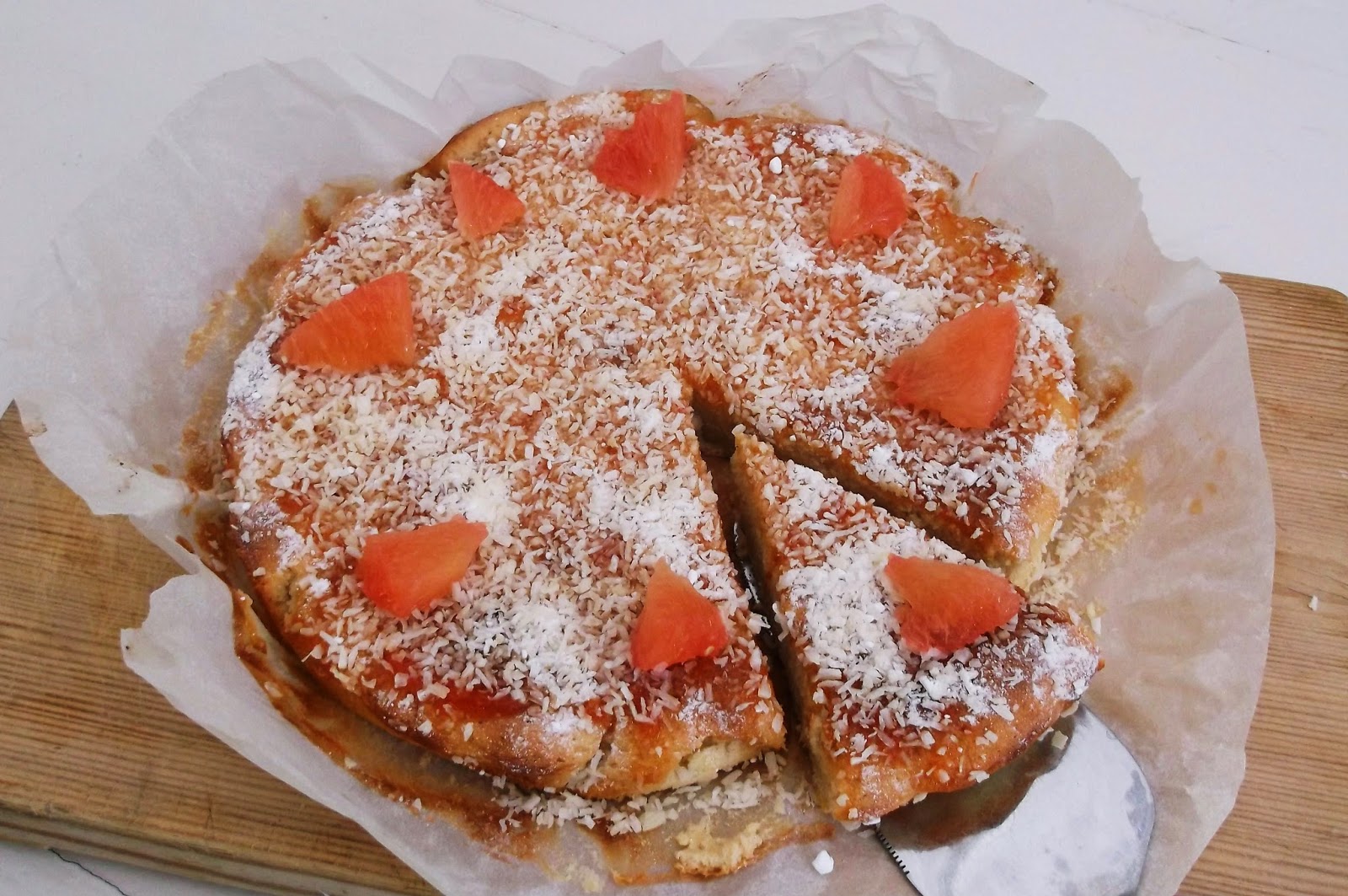 Domestic Sluttery Dairy Free Grapefruit & Coconut Cake