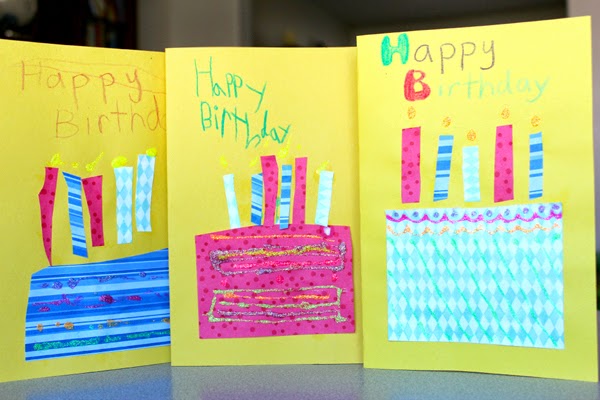 easy and simple card art for kids