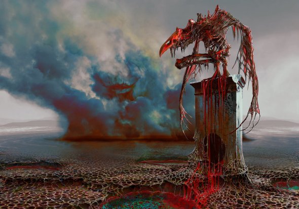 As sombrias ilustrações de fantasia e terror de Adrian Biłozór Adrian Biłozór artstation arte ilustrações fantasia terror sombrio inferno surreal
