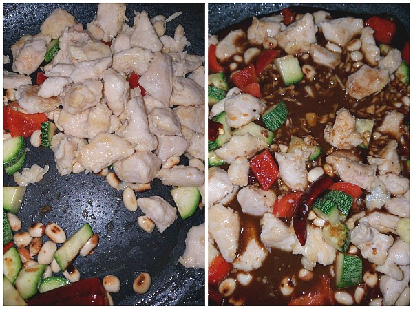 Steps to make Kung Pao Chicken
