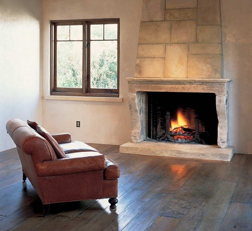Traditional style Pre-Fab Fireplace