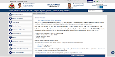 Karnataka Transport Official Website