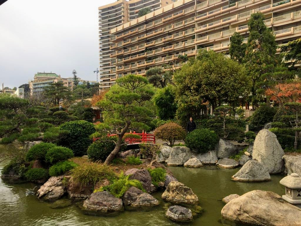 Japanese Garden, worthy one day in Monaco