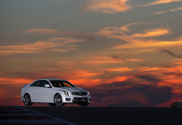 ATS-V 2016 Cadillac ATS-V sedan white