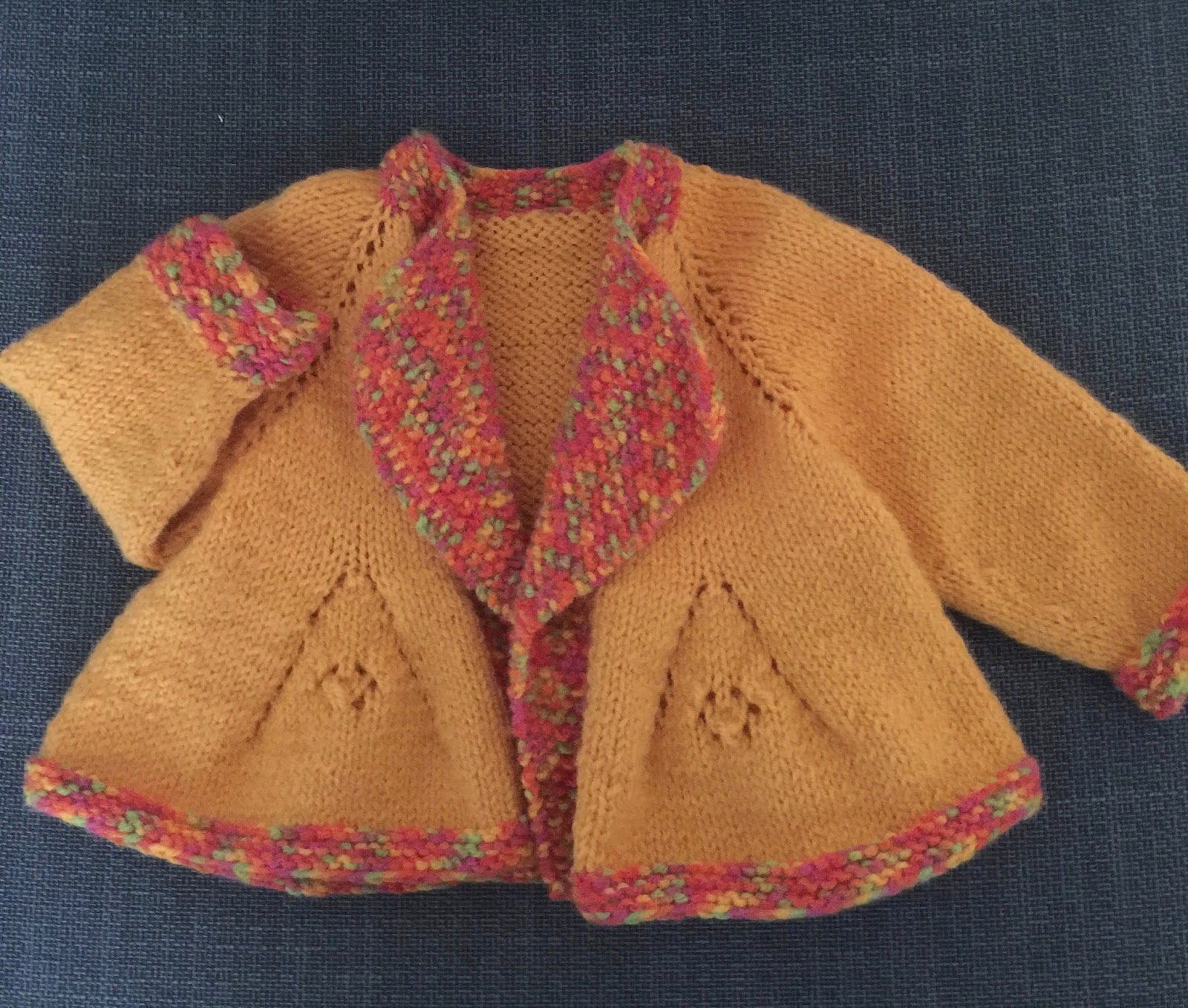 Elizabeth Knits A Little Swing Jacket