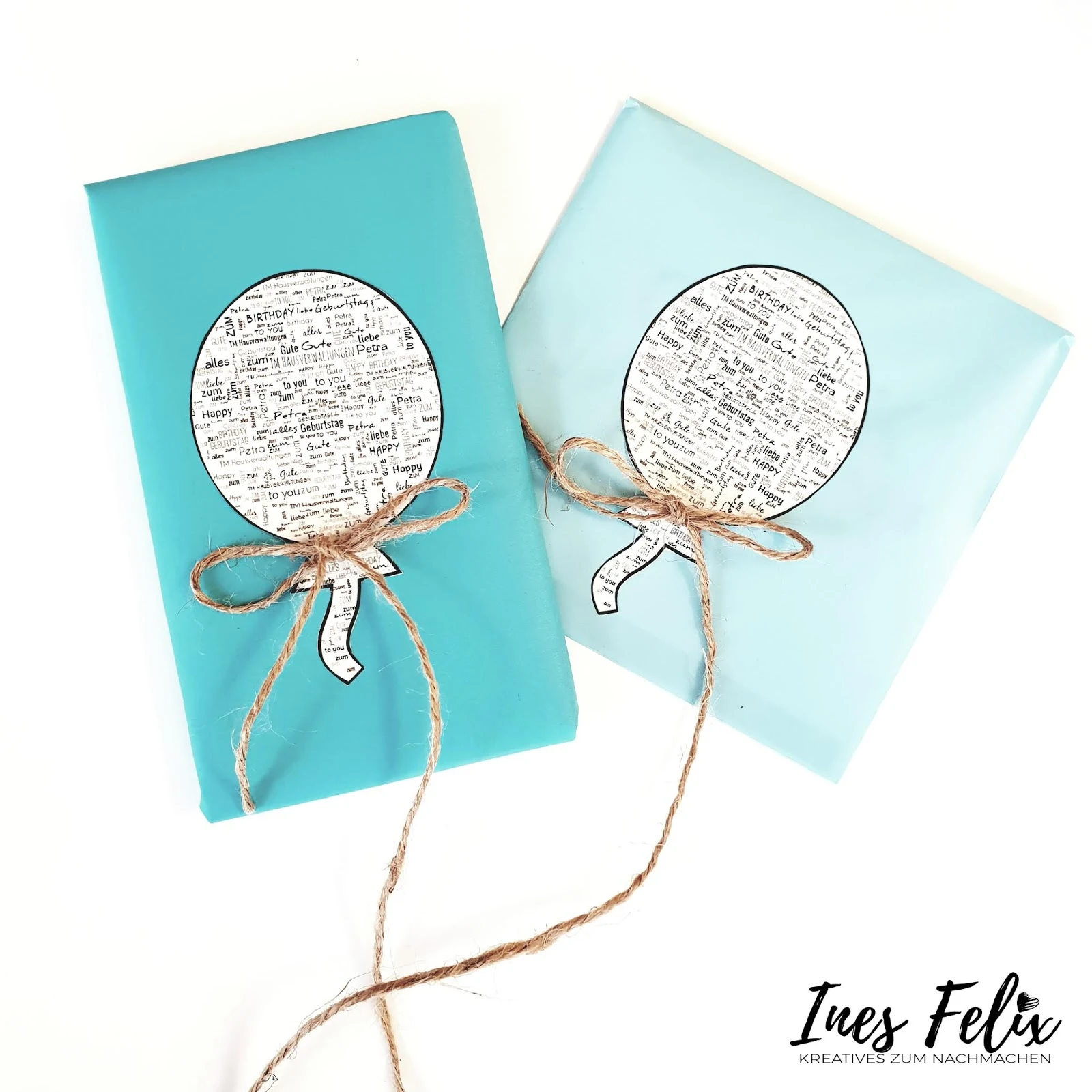 Ines Felix - Kreatives zum Nachmachen: Ballon-Geburtstags-Geschenk ...