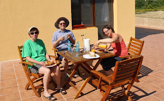 Bacon and egg butties on the balcony Bacon and egg butties on the balcony