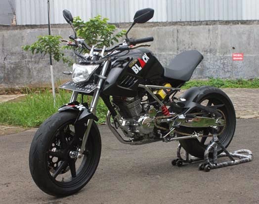 Modifikasi Honda Tiger Revo Minor Fighter
