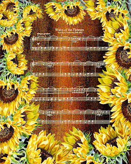 Waltz Of The Flowers Painting With Notes Irina Sztukowski watercolor