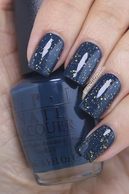 grape fizz nails navy-teal