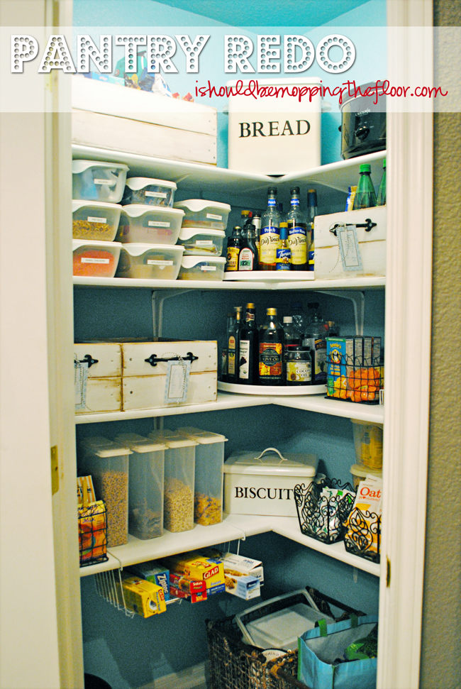 I Should Be Mopping The Floor Pantry Overhaul In The Spirit Of Continuing On Our Kitchen Redo I Tackled Pantry Over Last Two Weeks Didn T Have Huge Chunks Time So Spread It Out Which