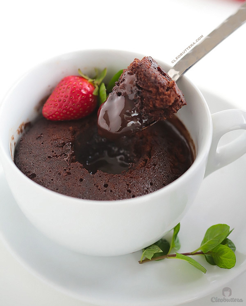 Gooey Chocolate Mug Cake 10 Mug Cakes You Can Make in Just Minutes
