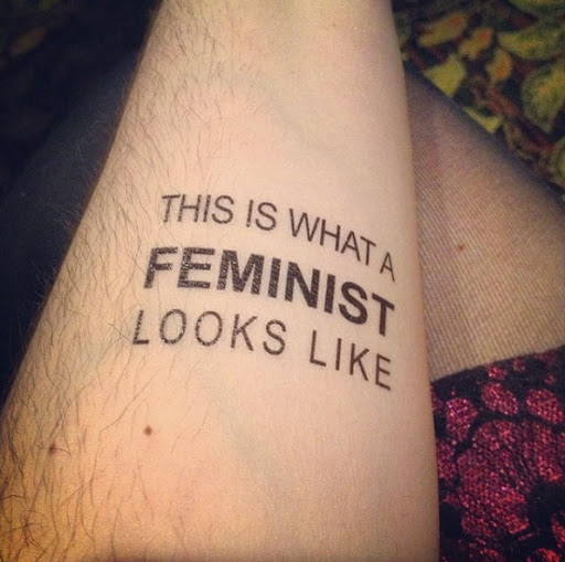'Isso é o que uma feminista parece'
