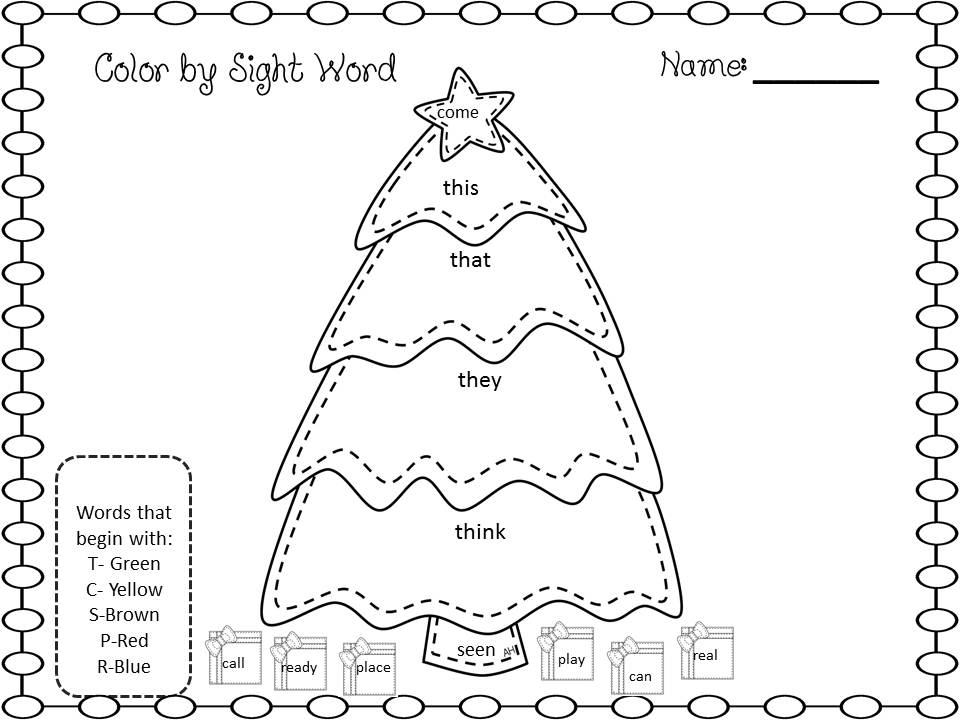 The Teacher's Treasure Chest: Christmas Sight Word FREEBIE and a MEGA SALE!