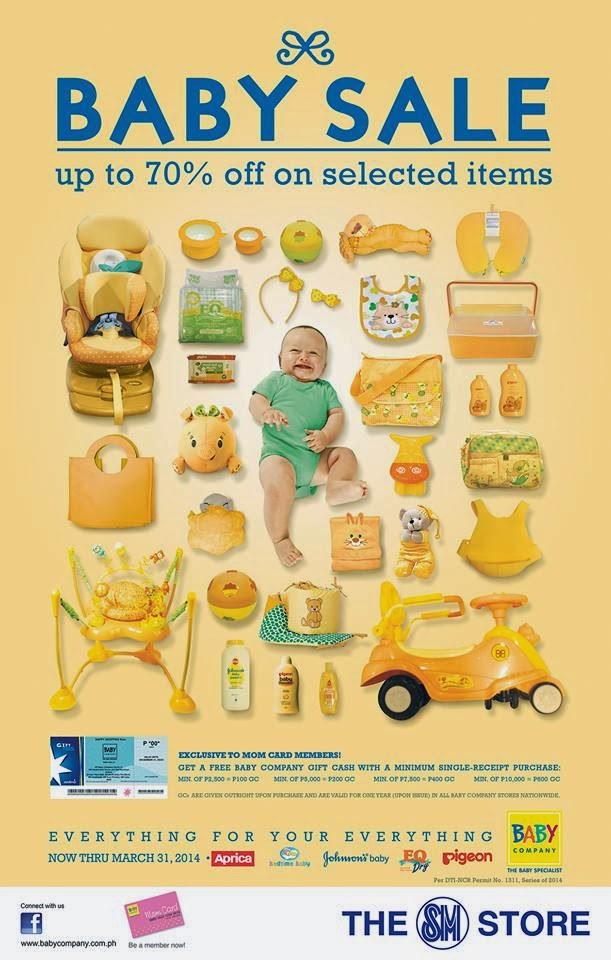 Manila Shopper SM Baby Products SALE Mar 2014
