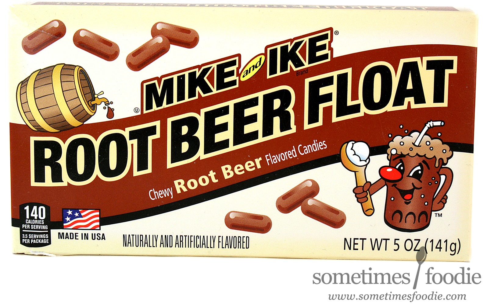 Sometimes Foodie Mike and Ike Root Beer Float Dollar Tree
