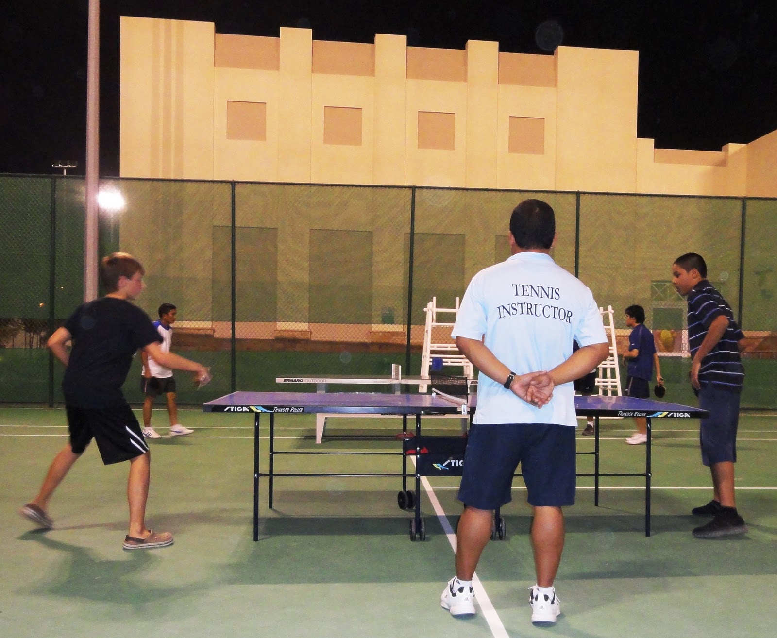 Chutes in Qatar Table Tennis Tournament