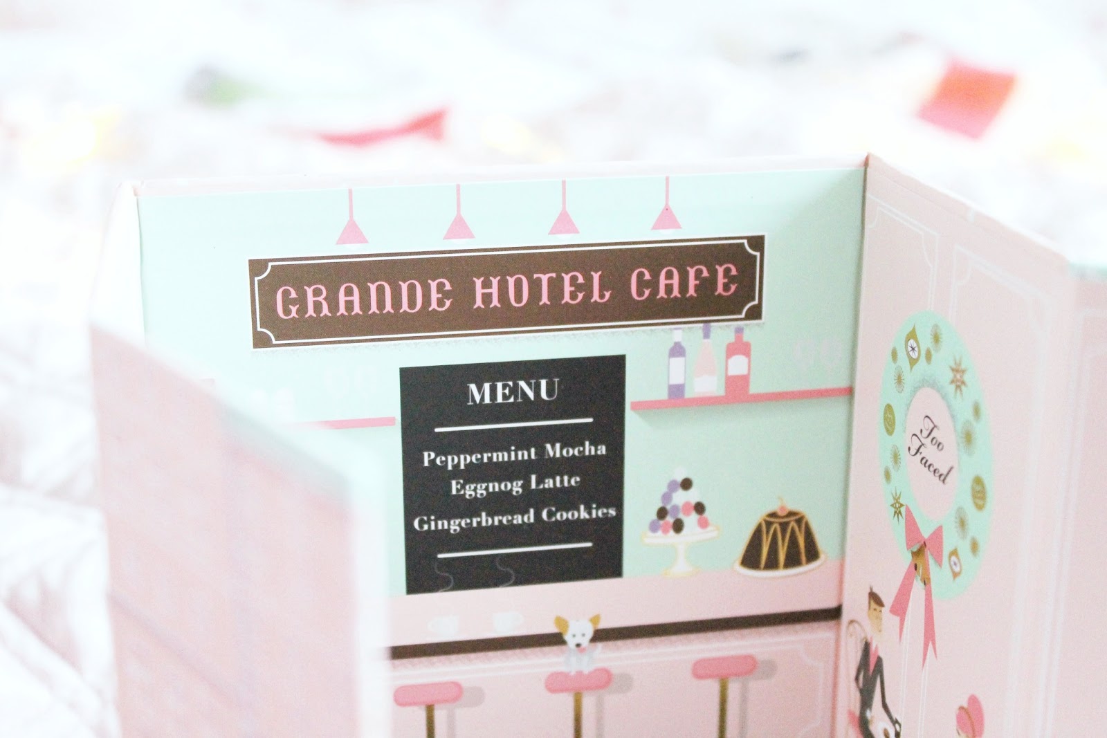 Too Faced Grande Hotel Cafe swatches and palettes review