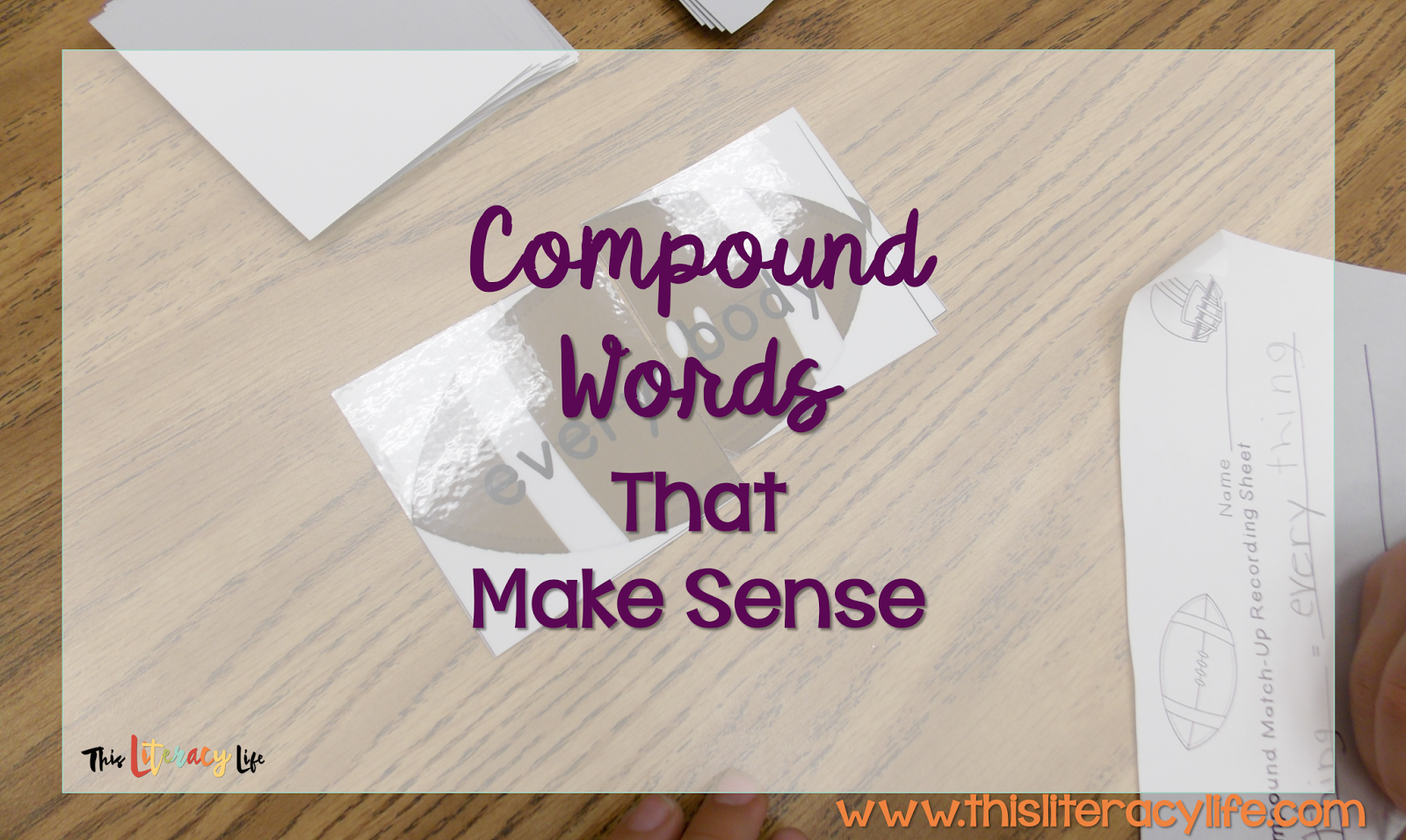 Using games to work with compound words makes it more exciting for our students. These fast paced games keep them asking for more while practicing making and reading words.
