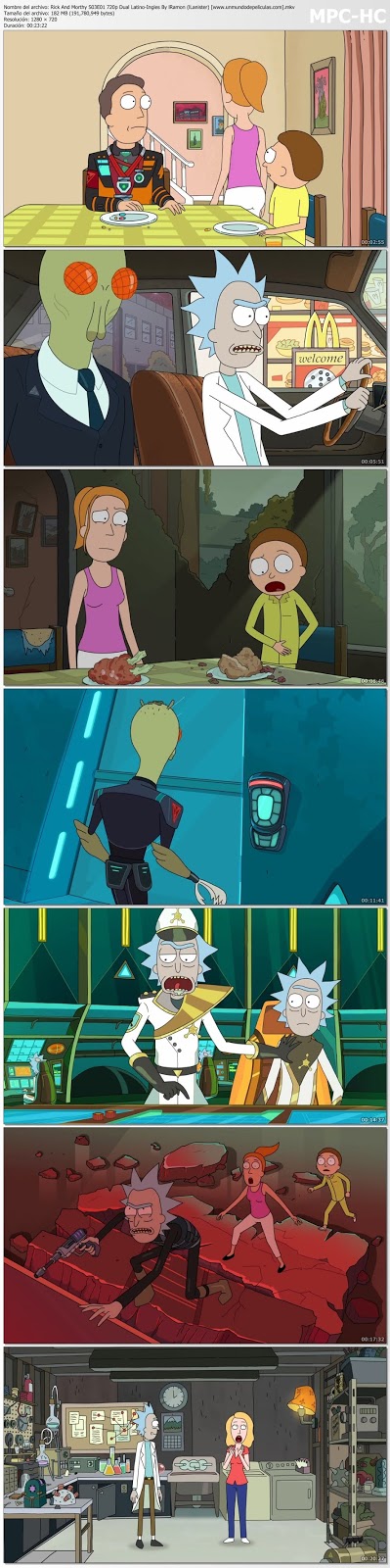 Capturas de la película.