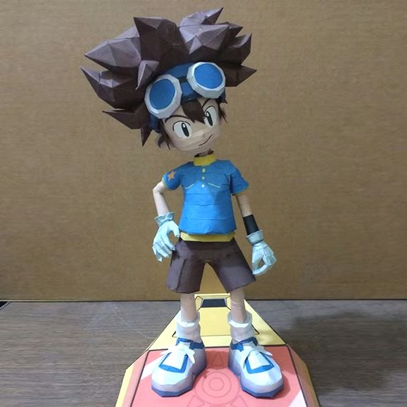 digimon papercraft tai kamiya tektonten papercraft