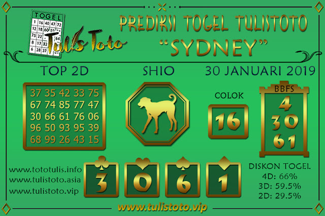 Forum Syair Sydney, Syair sdy