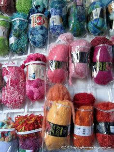 Como organizar as lãs no atelier Como organizar as lãs no atelier