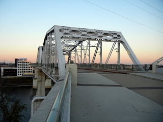 The Shelby Street Pedestrian Bridge in Nashville, TN