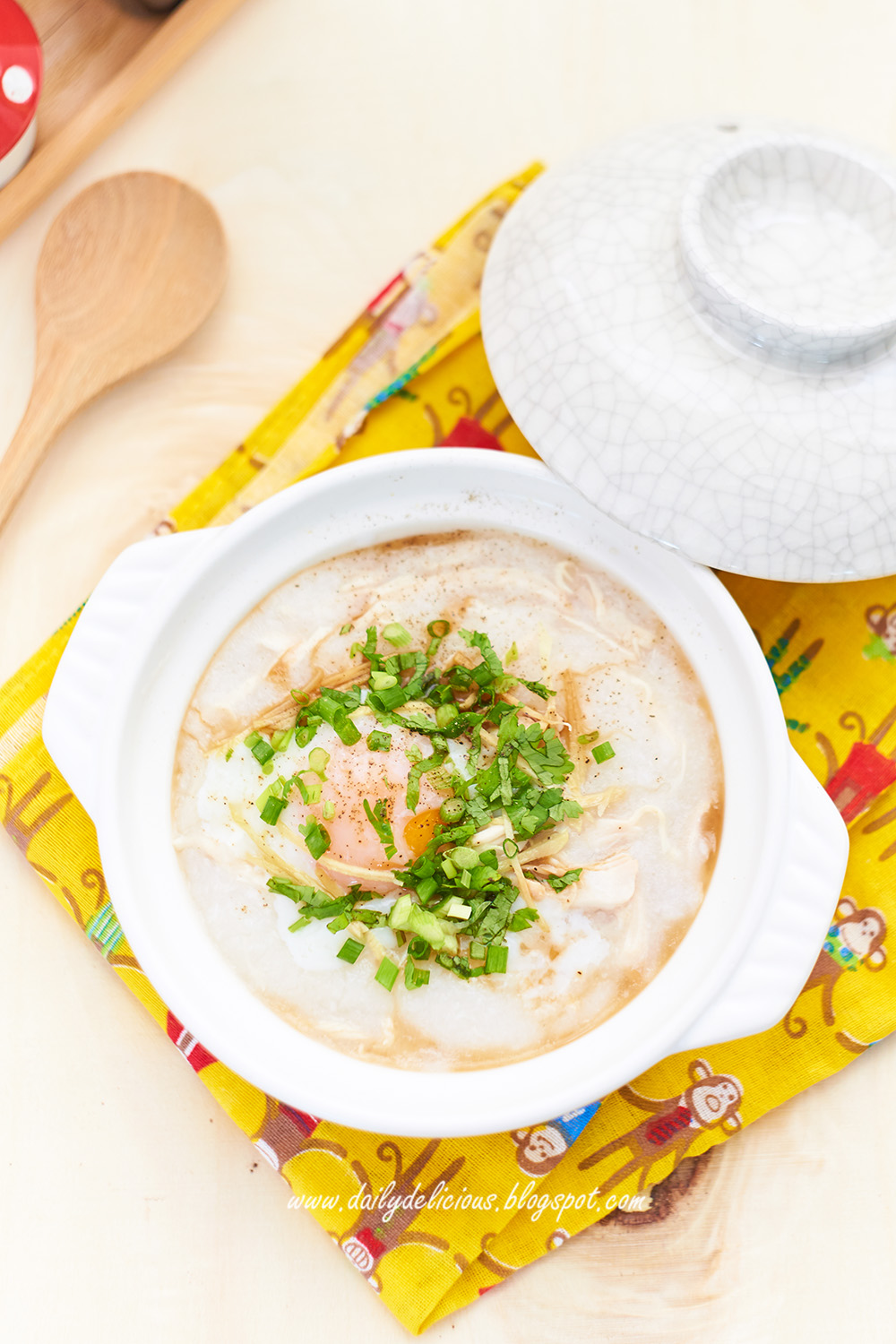 dailydelicious Jasmine rice Congee with chicken