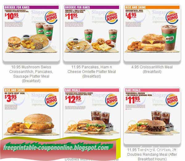 Burger king coupons february 2019
